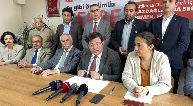 CHP Genel Başkan Yardımcısı Erkek, partisinin Çanakkale il başkanlığında konuştu: