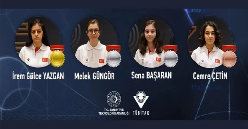 Türkiye, Avrupa Kızlar Matematik Olimpiyatı’nda ikinci oldu